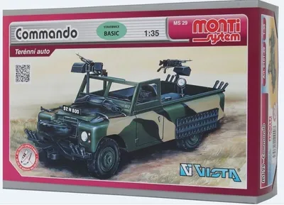 Obrázek produktu pro Stavebnice Monti System MS 29 Commando Land Rover 1:35