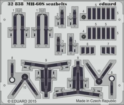 Produktbild von MH-60S searbelts for Academy / 1:35