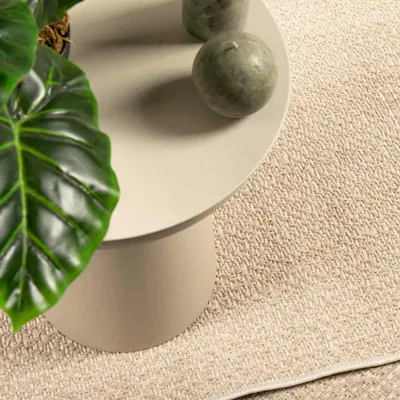 Immagine prodotto di vidaXL Tappeto ZIZUR Beige 140x200 cm effetto juta per interni ed esterni