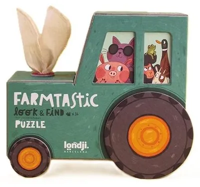 Produktbild von Farmtastic Puzzle und Beobachtungsspiel, Londji