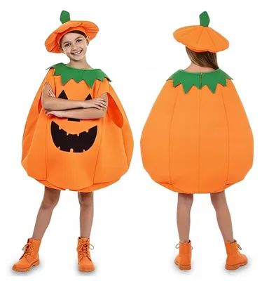 Produktbild von Kinder Kürbis Kostüm für Halloween Party Verkleidung