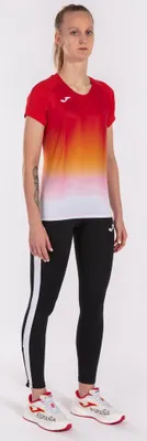 Image de T-shirt à manches courtes Joma Elite Vii Rouge S Femme Rouge S