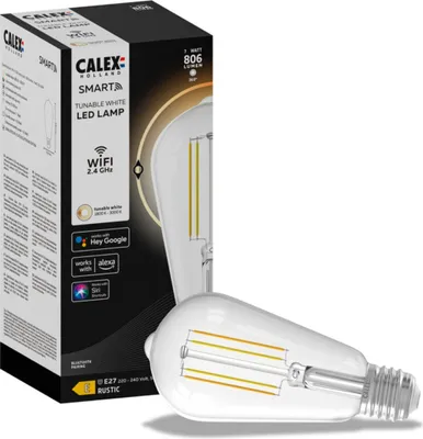 Obrázek produktu pro Calex 429113, 7 W, 7 W, E27, 806 lm, 15000 h, Bílá