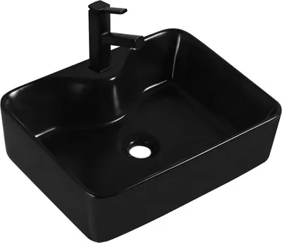 Obrázek produktu pro Mexen Eva umyvadlo na desku 48 x 37 cm, Černá - 21424970