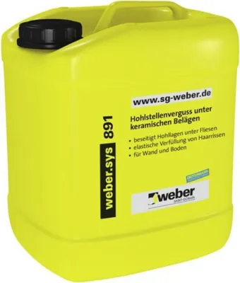 Produktbild von weber.sys 891 Hohlstellenverguss unter keramischen Böden, 1 Ltr.