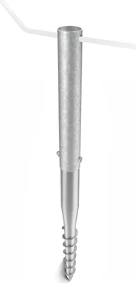 Produktbild von MAXERIO® 98x6 cm Eindrehhilfe (feuerverzinkt) für Schraubfundament inkl. Zubehör