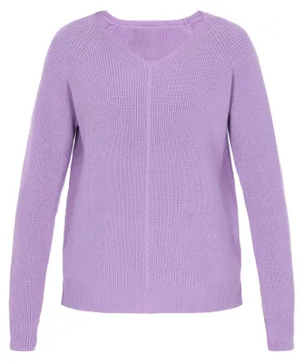 Image de Pull EVERA pour femme - Violet foncé, XS/S