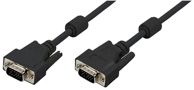 Produktbild von LogiLink VGA Monitorkabel Stecker - Stecker schwarz 10 m