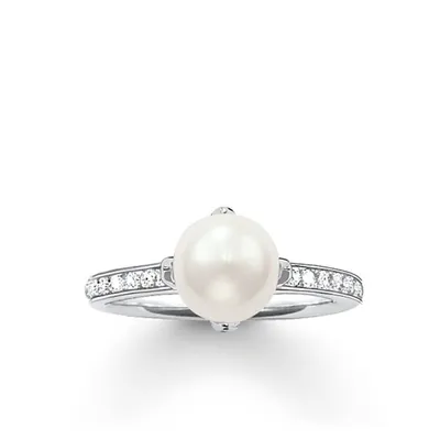 Obrázek produktu pro Thomas Sabo TR2054-167-14 Perlen-Ring Damen Sterling-Silber Gr. 56
