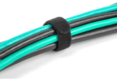 Obrázek produktu pro DELOCK Klett-Kabelbinder L 200 x B 12 mm schwarz 10 Stück