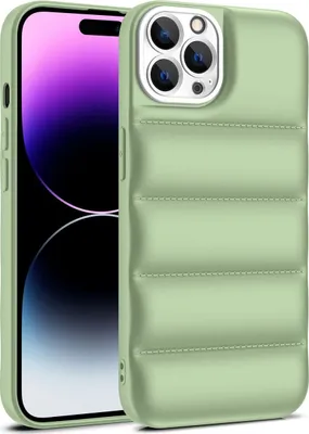 Produktbild von König Design Hülle kompatibel mit Apple iPhone 15 Pro Max Kunststoff Soft Handyhülle - Handy Case Armeegrün