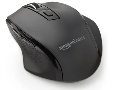 Produktbild von Amazon Basics G6B1-BK Ergonomische kabellose Maus - Schwarz