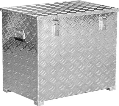 Produktbild von Alu Transportkiste Mod. F - Riffelblech - Außenmaß LxBxH: 772 x 519 x 660 mm, Rauminhalt: 234 l