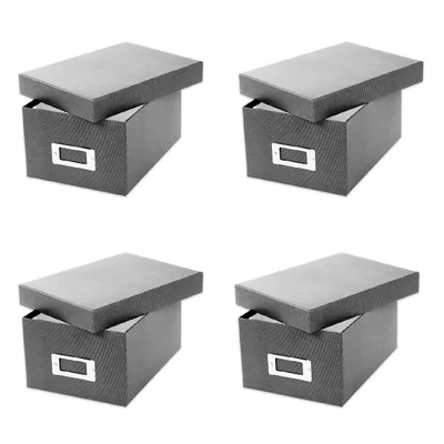 Produktbild von SET - Fotobox Bella Vista 4er anthrazit grau je 700 Fotos 10x15   85974