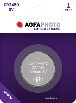 Produktbild von AgfaPhoto - Batterie CR2450 - Li