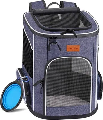 Produktbild von Famanu Haustier-Rucksack Atmungsaktiv und Faltbar - Für Katzen und Hunde