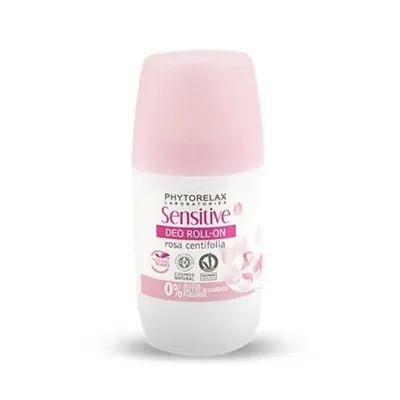 Produktbild von Phytorelax Laboratories Sensitive Roll-on With Centifolia Rose, Frauen, Deodorant, Roll-on Deodorant, Flasche, 50 ml, Aqua [Water], Triethyl citrate, Glycerin,Zinc lactate, Zinc ricinoleate, Parfum...