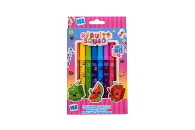 Produktbild von Basic Fruity Squad Stiften Supertip Met Geur 10 Stuks
