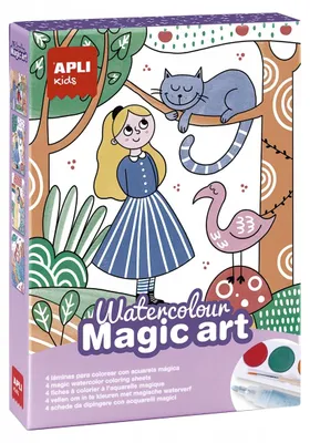 Produktbild von Apli Kids Kreativset Aquarellfarben & Zaubermarker Malspaß