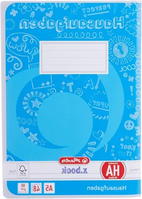 Productafbeelding van Taakschrift A5 - Schrift 48 vellen - Schoolwerk noteren - Houtvrij papier 80 g/m² - A5 - Meerkleurig