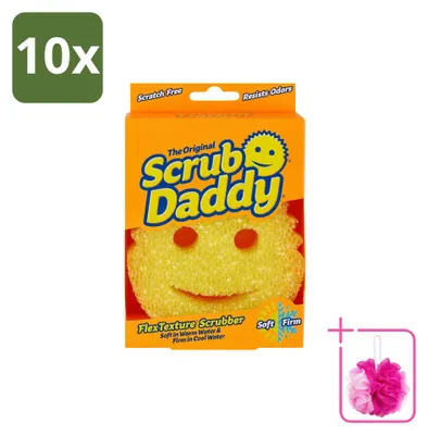 Produktbild von 10 x Scrub Daddy Reinigungsschwamm - Texturändernd - Sparpackung - 10 Stücke