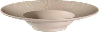 Produktbild von APS 85406 Teller NERO, Melamin, Ø 29 cm (Spiegel 14 cm), Höhe 6 cm, 0,3 Liter, sand