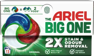 Produktbild von Ariel - 3in1 Waschmittel-Pods - The Big One - Original - 15 Pods - 1 Stück