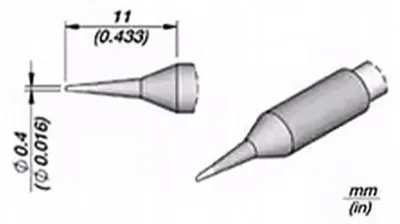 Produktbild von Rosfix C245-032 – Präzisionslötkolbenspitze | Kompatibel mit JBC, AIXUN, SUGON | Ideal für präzises und Standardlöten u.a.