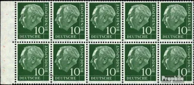 Produktbild von Briefmarken BRD (BR.Deutschland) 1960 Mi Hbl10d postfrisch