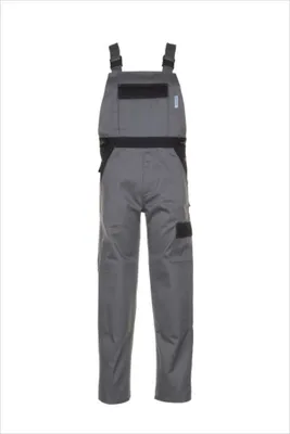 Produktbild von Planam  Tristep Latzhose grau/schwarz Gr. 52, 1224052