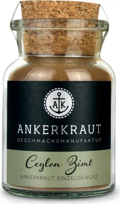 Produktbild von Ceylon Zimt, 55g im Korkenglas