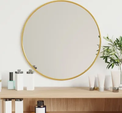 Produktbild von Möbel Wandspiegel Golden Ø 40 cm Rund - Wandspiegel &29473