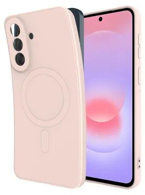 Image de Cazy Coque compatible avec Samsung Galaxy A37 Coque compatible avec MagSafe – Color Backcover – Rose