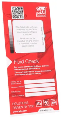 Produktbild von FEBI BILSTEIN Testpapier Ölgüte 191940 0,006kg