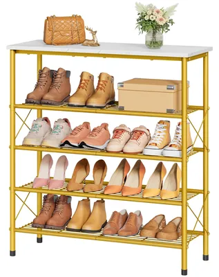 Produktbild von Schuhregal mit 5 Etagen für 16-20 Paar Schuhe