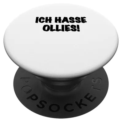 Productafbeelding van Ik haat ollies - Skateboarding truc, quote, PopSockets, plakbare PopGrip