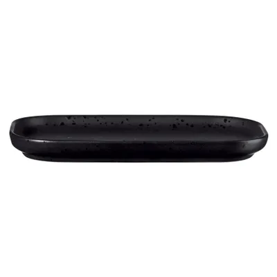 Produktbild von ASA Selection coppa Snackteller, Snack Teller, Häppchenteller, Antipasti, Porzellan, 15 x 4.4 cm, Kuro / Schwarz, 19111190