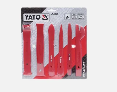 Produktbild von Yato YT-0837, Polsterungsentferner, Rot, Nylon, 6 Stück(e)