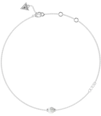 Zdjęcie produktu dla Naszyjniki Naszyjnik z pereł Guess Silver Od 43 cm do 49 cm Kolekcja Podwodna miłość - kobieta