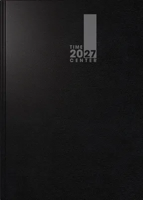 Produktbild von BRUNNEN 1072520907 Buchkalender TimeCenter Mod. 725 2027 A5, Kunststoff, schwarz