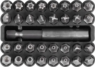 Immagine prodotto di Set di inserti Strend Pro BSY413, 33 pezzi, Cr-V