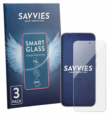 Produktbild von 3x Savvies Schutzglas Folie für Honor X9e Pro 9H Panzer Schutzfolie Glas Displayschutz klar transparent