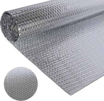 Image de Film isolant réfléchissant double face 60 cm x 3 m - Idéal pour les véhicules, les toits, les fenêtres et les tuyaux