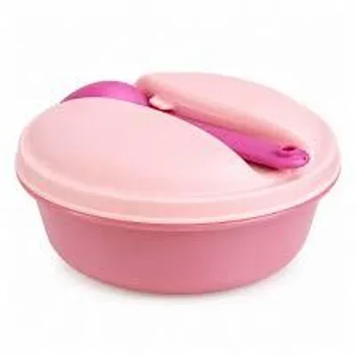 Produktbild von Tupperware Bite On The Go Lunchschüssel mit Löffel rosa