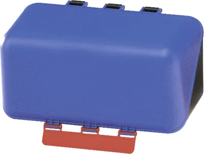 Produktbild von SecuBox Mini blau, ohne Inhalt, Kunststoff, 236x120x120 mm