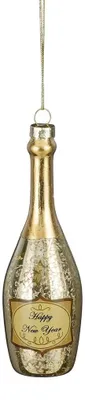 Dekofigur champagnefles h14,5