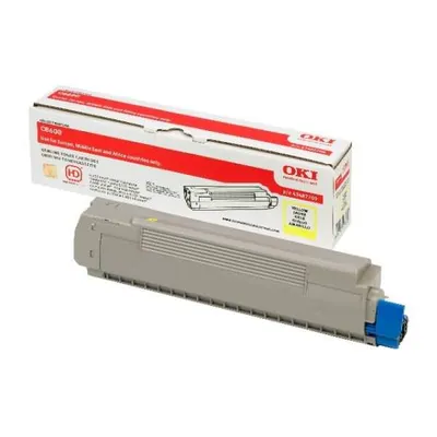 Obrázok produktu pre OKI 43487709, 6000 strany, Žltá, 1 kusov