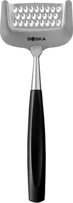 Produktbild von Boska Käsereibe Milano+ / für harten und halbharten Käse / Kunststoff / Edelstahl / Schwarz / Silber / 200 x 75 x 10 mm