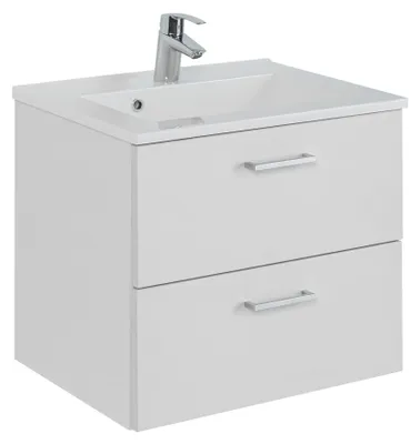 Obrázek produktu pro Waschtisch-Set >Riga< in Matt Weiß - 60x54x48cm (BxHxT)