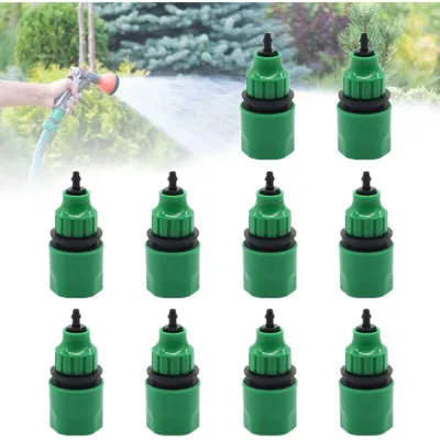 Produktbild von 10 Stück Kunststoff-Gartenschlauchverbinder 4/7 und 8/11 Schnellkupplungen für Gartenschläuche mit 4 bis 9 mm Innendurchmesser